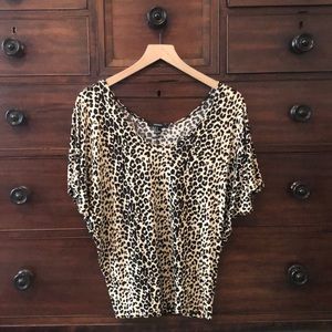 SOLD - F21 leopard tunic